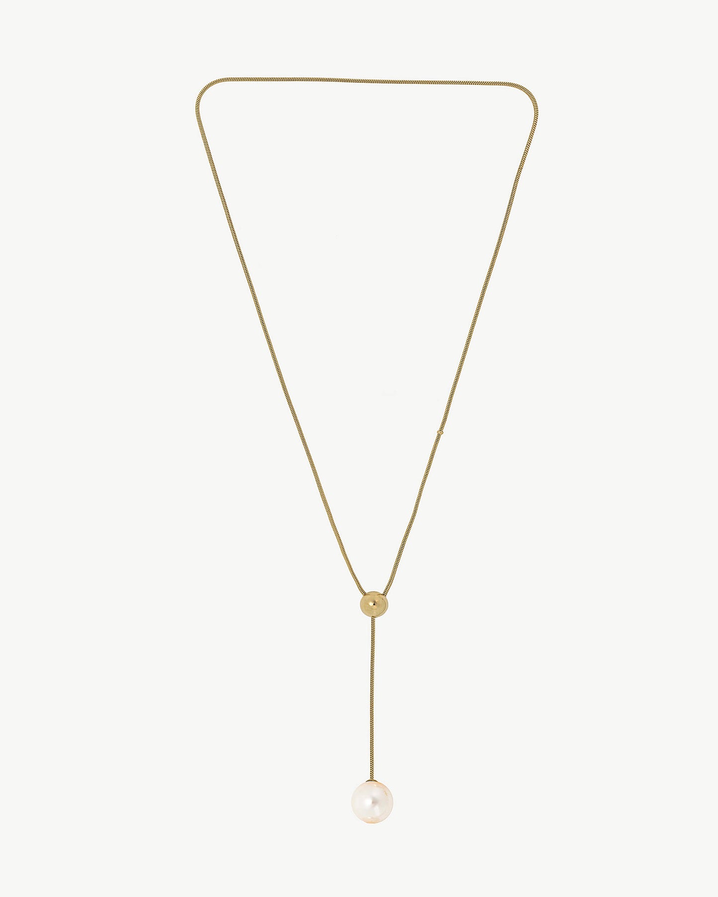 Aura Gold Pearl Necklace