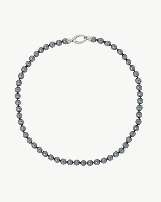 Lyra 6 Grey Pearl Necklace