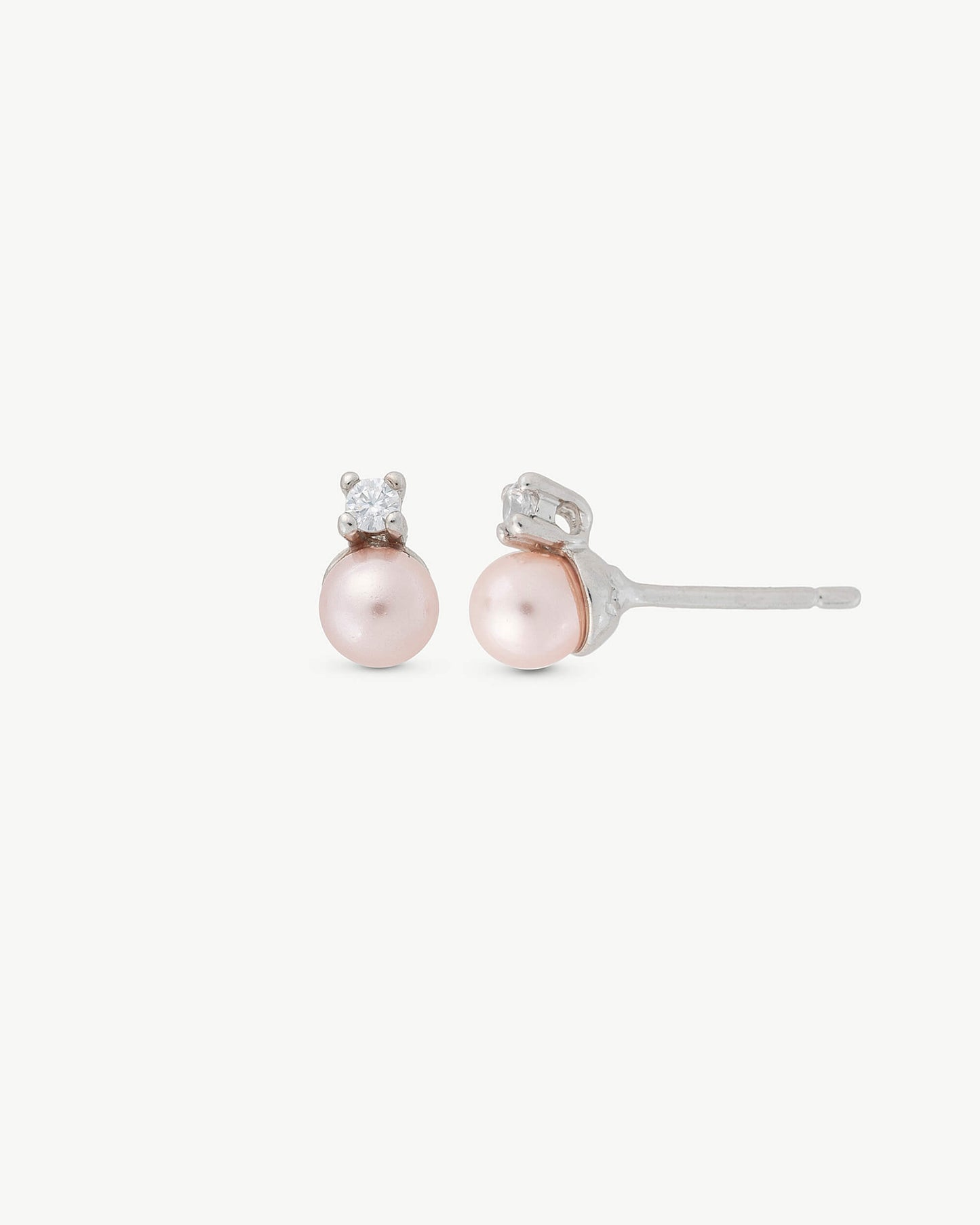 Cies Pink Pearl Earrings