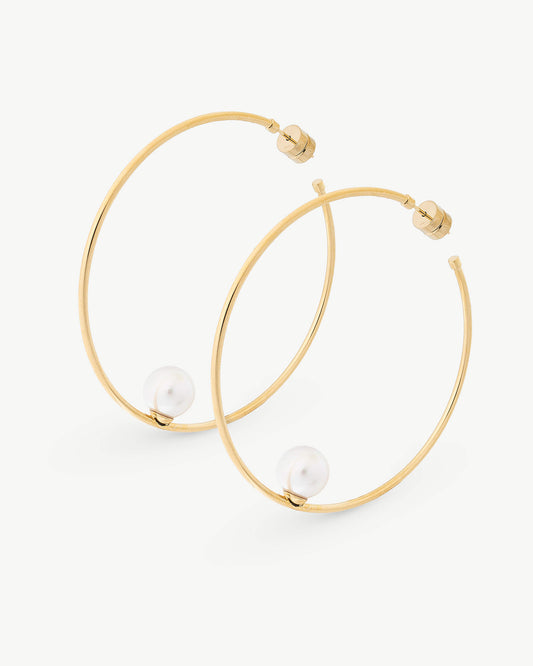 Marianela Gold Hoop Earrings