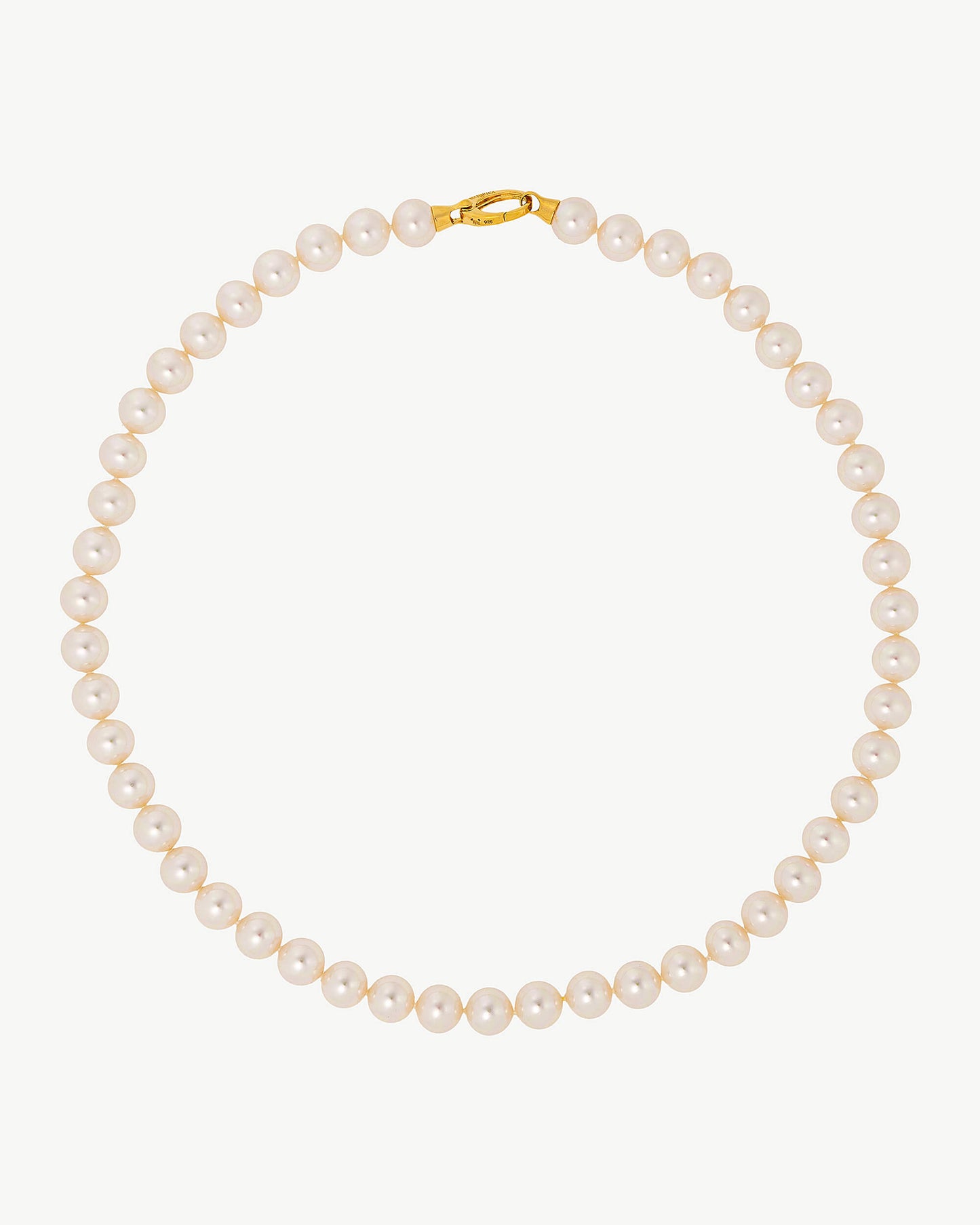 Collar Perlas 10mm Dorado Lyra