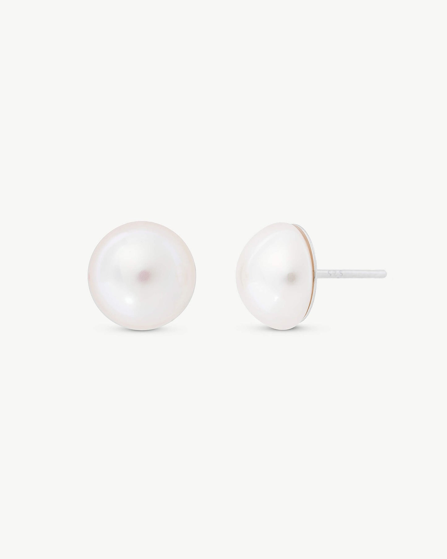 8mm Mabe Earrings