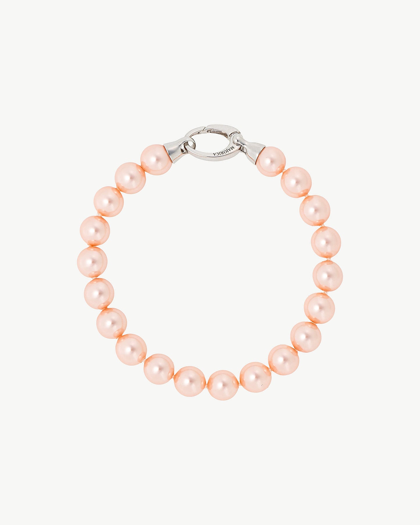 8mm Pink Lyra Pearl Bracelet