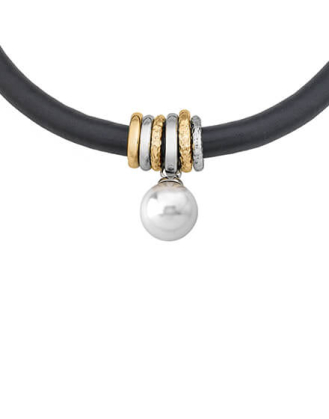 Kropfband mit Perlen bei Majorica: von Kühnheit modisches Eleganz und Ein Statement