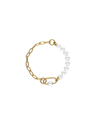 Gold plated Gold-plated bracelet Mix&Match | Majorica Pearls