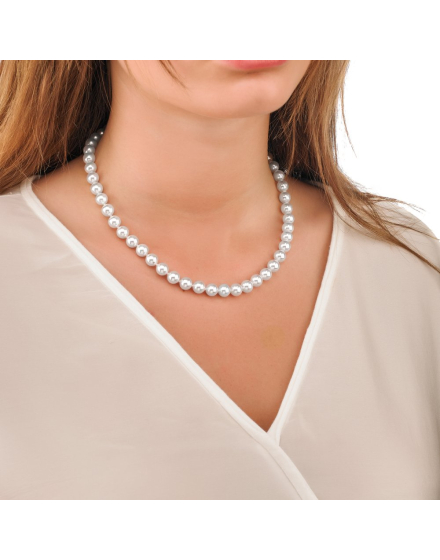 de collar pendientes de perlas
